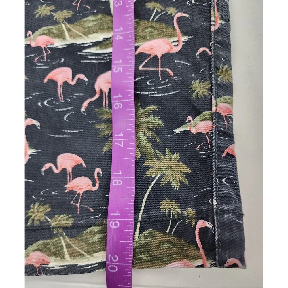 American Eagle Slim Mens 30 Black Stretch‎ Flamingo Shorts Extreme Flex Chinos